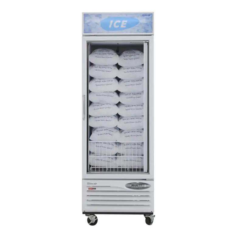 Turbo Air TGIM-23W-N 27" Indoor Glass Door Ice Merchandiser | Bottom Mount Compressor, 115v