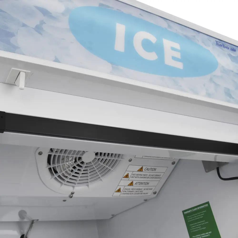 Turbo Air TGIM-23W-N 27" Indoor Glass Door Ice Merchandiser | Bottom Mount Compressor, 115v