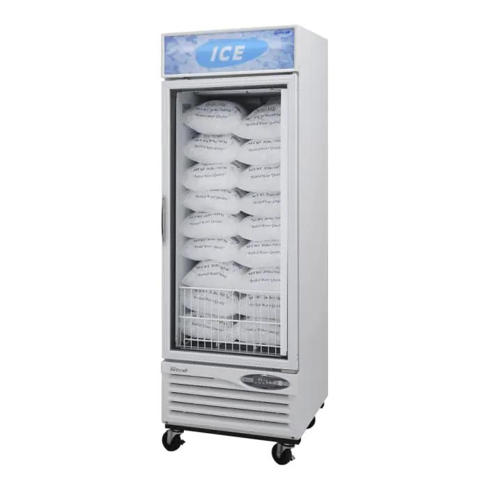 Turbo Air TGIM-23W-N 27" Indoor Glass Door Ice Merchandiser | Bottom Mount Compressor, 115v