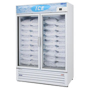 Turbo Air TGIM-49W-N 54" Commercial Ice Merchandiser - Glass Door, Bottom Mount, 115V
