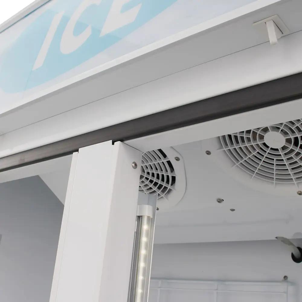 Turbo Air TGIM-49W-N 54" Commercial Ice Merchandiser - Glass Door, Bottom Mount, 115V