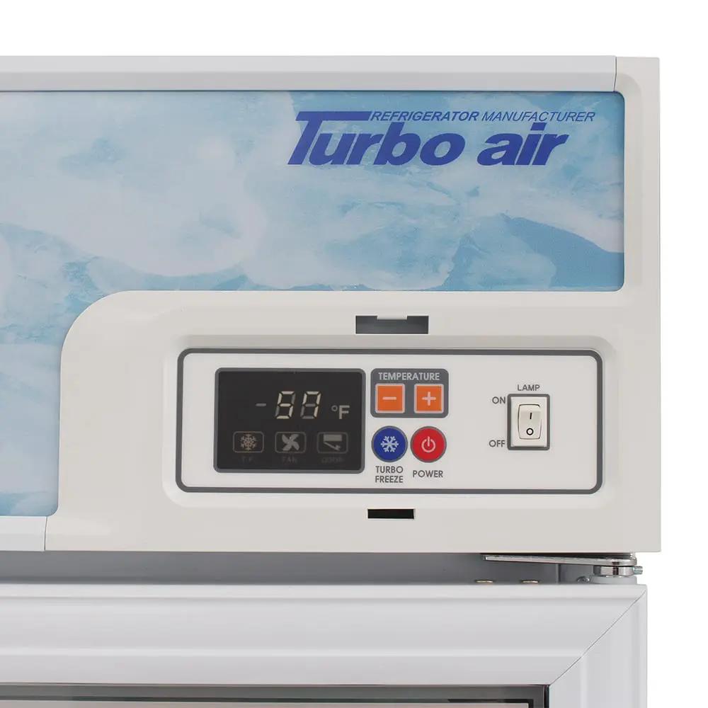 Turbo Air TGIM-49W-N 54" Commercial Ice Merchandiser - Glass Door, Bottom Mount, 115V