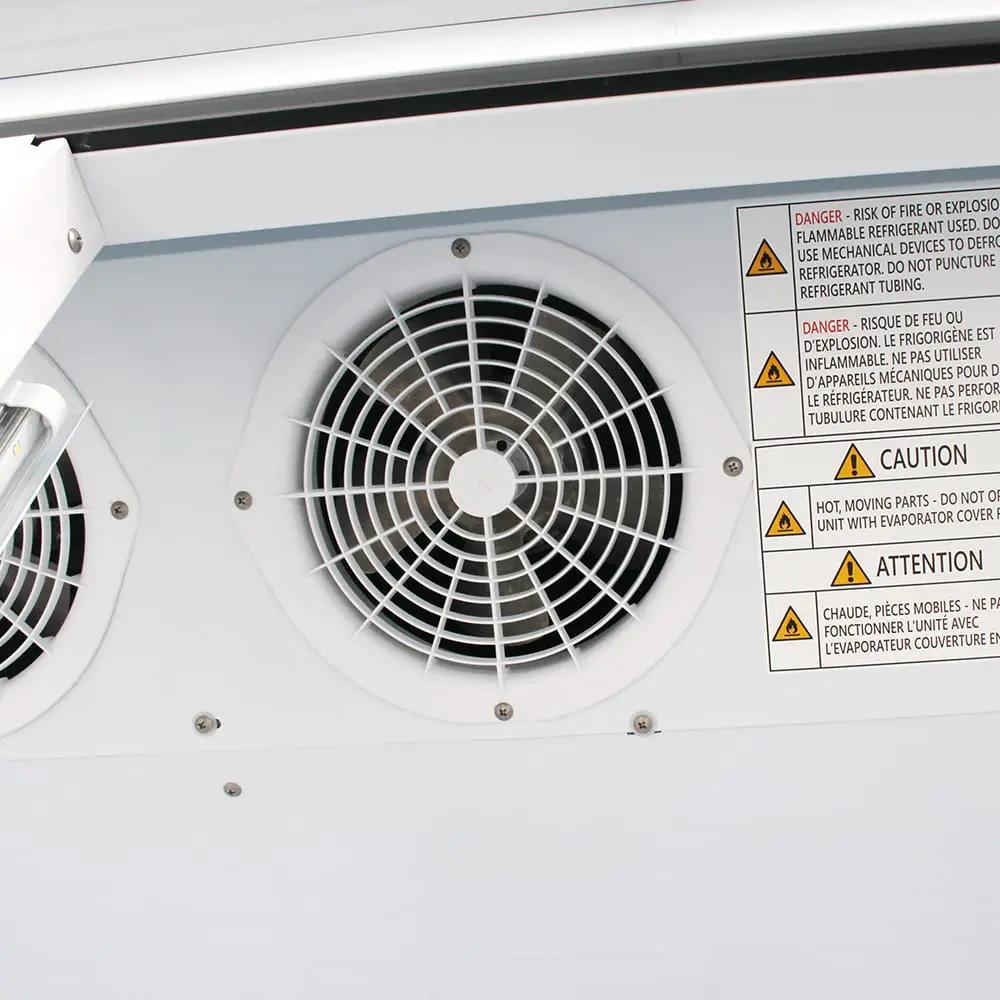 Turbo Air TGIM-49W-N 54" Commercial Ice Merchandiser - Glass Door, Bottom Mount, 115V