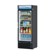 Turbo Air TGM-22RV(B)-N6 29" TGM Series One Section Glass Door Merchandiser - (1) Right Hinge Door, Black, 115v by Turbo Air (turbo-air-tgm-22rvb-n6-29-tgm-series-one-section-glass-door-merchandiser-1-right-hinge-door-black-115v)