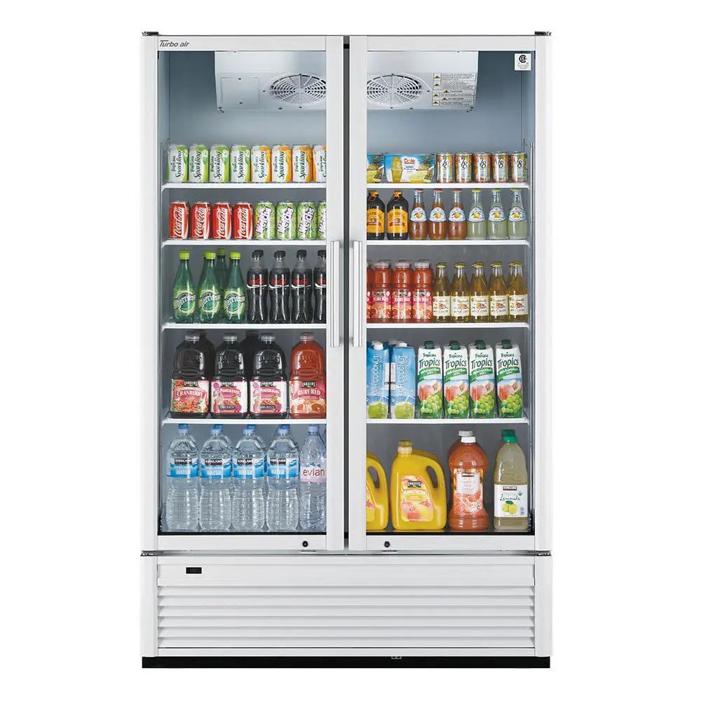 Turbo Air TGM-47SD-N 51" Super Deluxe Glass Door Merchandiser - White, 115V