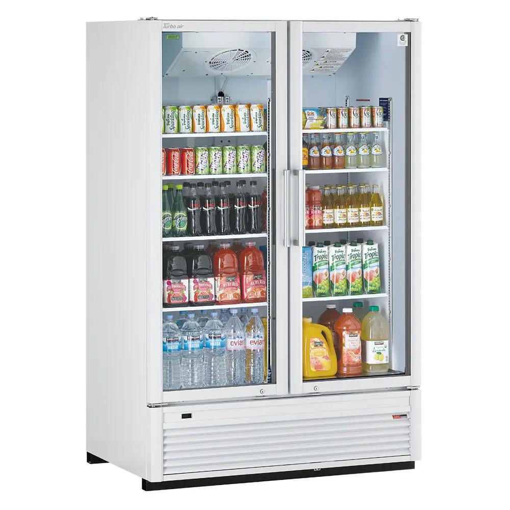 Turbo Air TGM-47SD-N 51" Super Deluxe Glass Door Merchandiser - White, 115V