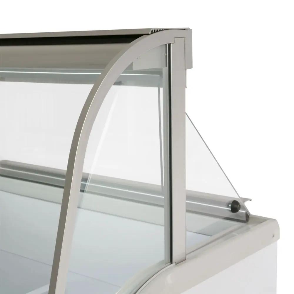 Turbo Air TIDC-91W-N: 89" Commercial Ice Cream Freezer - 16 Tub Capacity