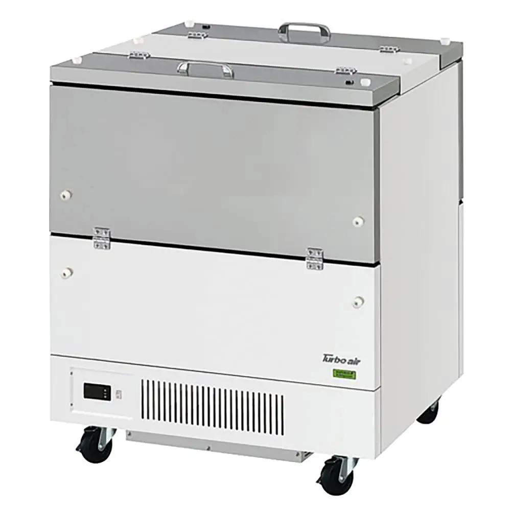 Turbo Air TMKC-34-2-WS-N6 Super Deluxe Milk Cooler w/ Dual Top & Side Access - (512) Half Pint Carton Capacity, 115v