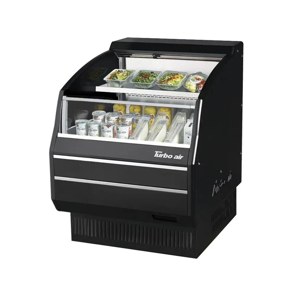 Turbo Air TOM-30LB-SP-N 28 1/8" Low-Profile Horizontal Open Air Cooler - 115v