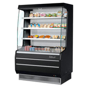 Turbo Air TOM-40MB-N 39" Vertical Open Air Cooler Display - 115v, Black