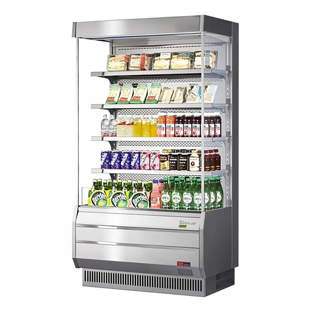 Turbo Air TOM-40S-N: 39" Open Air Display Cooler for Impulse Sales
