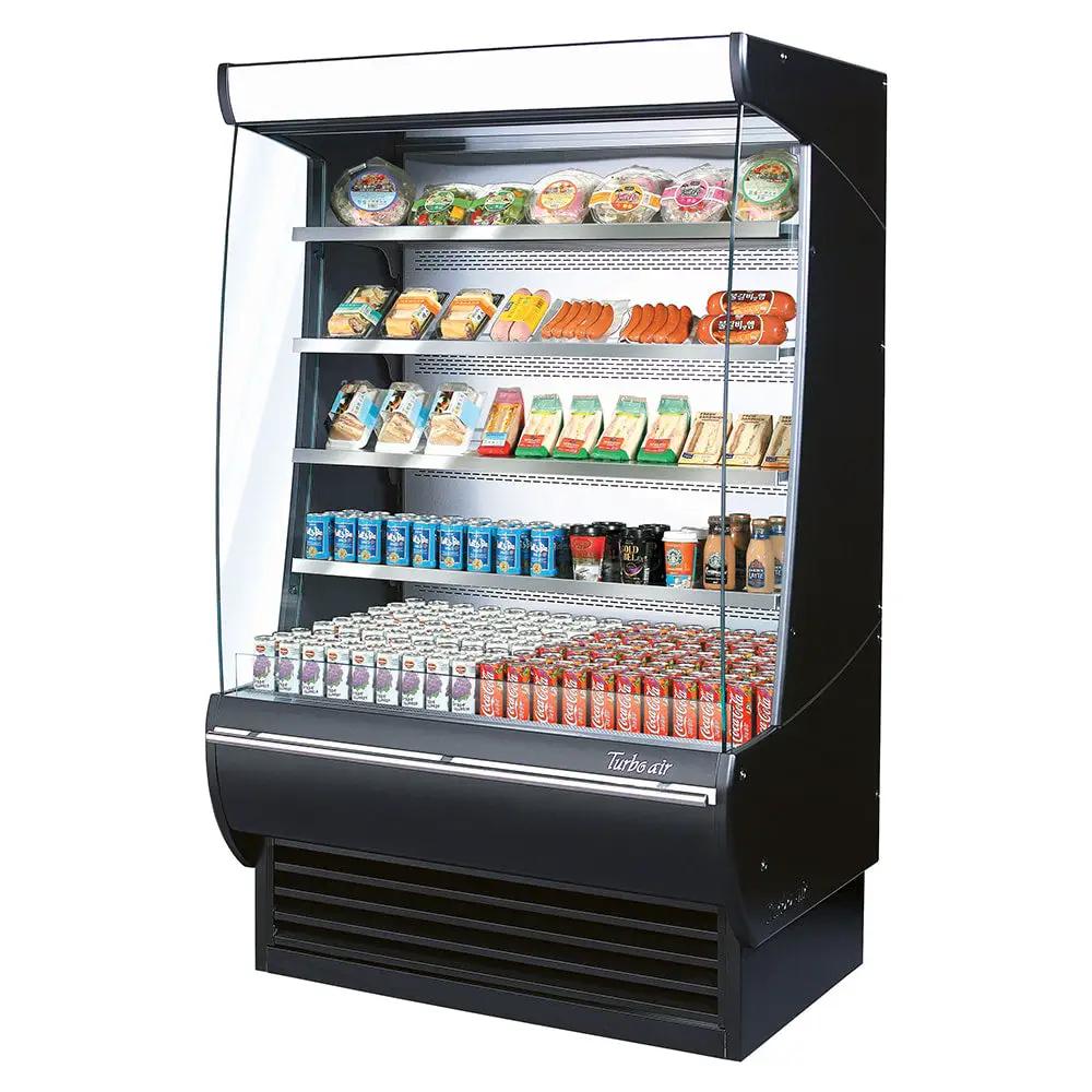 Turbo Air TOM-48DXR-N 48" Open Air Merchandiser - 23.2 cu. ft. Capacity
