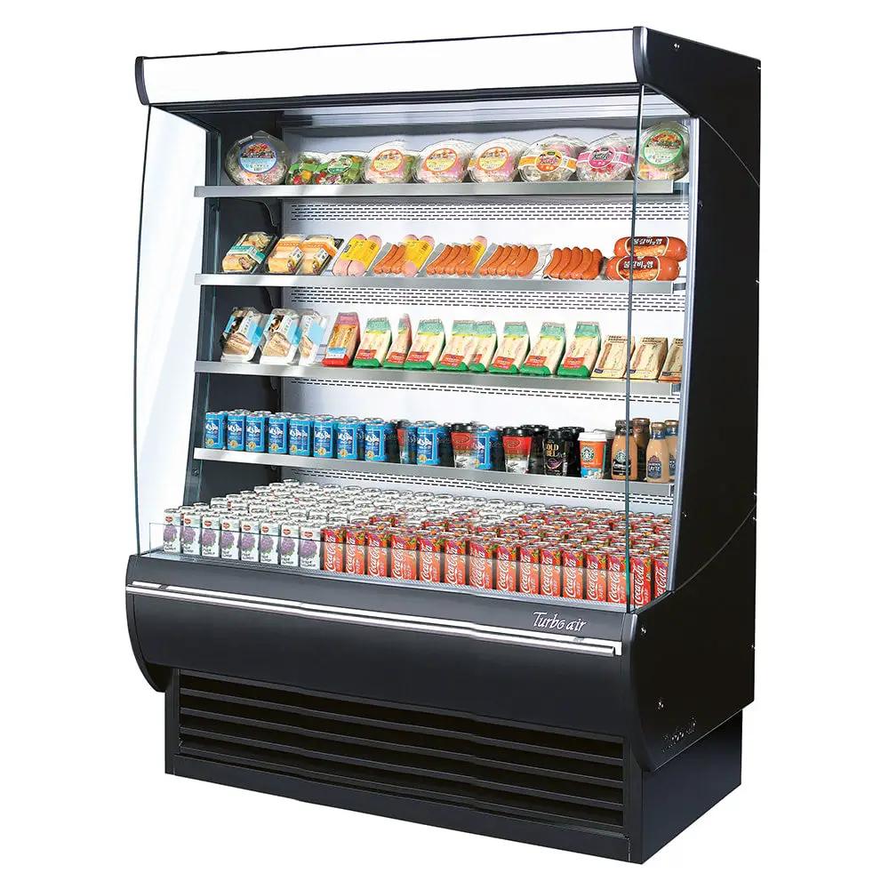 Turbo Air TOM-60DXB-N 60" Commercial Vertical Open Air Display Cooler - 115V