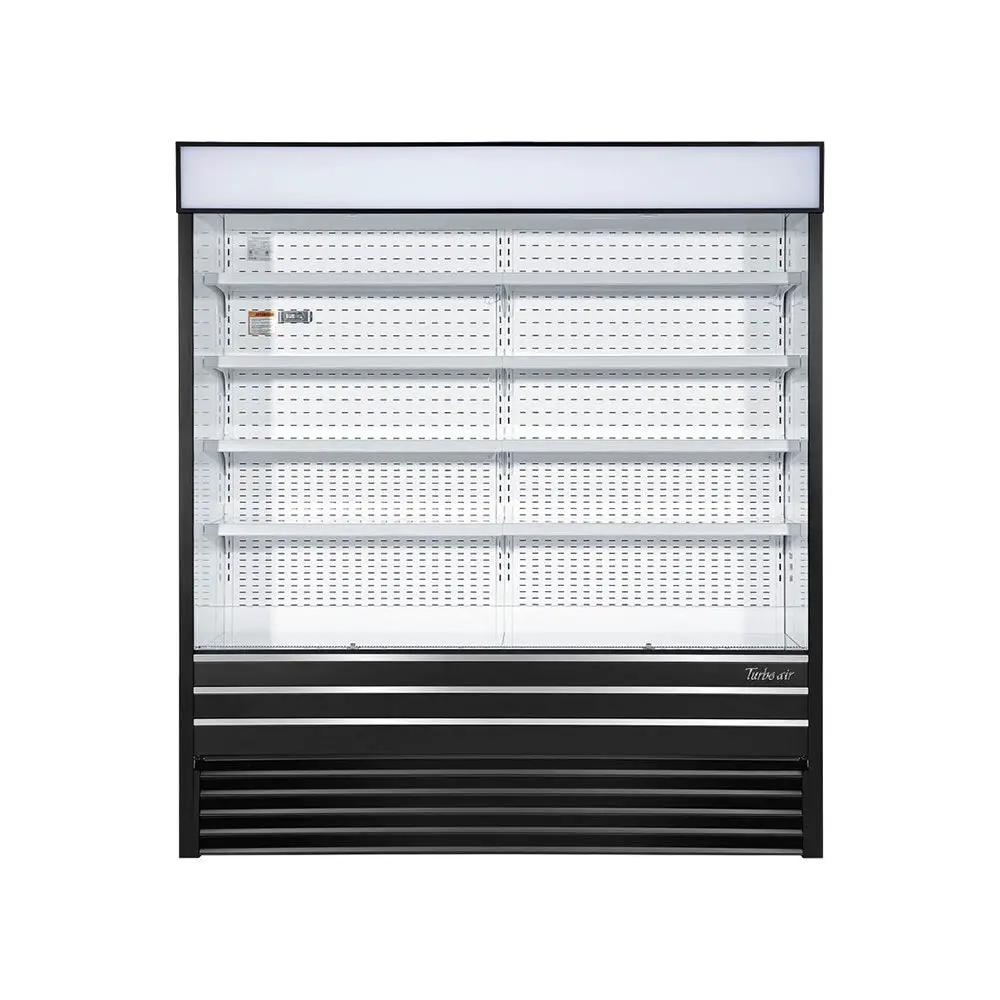 Turbo Air TOM-72EB-N 72" Vertical Open Air Display Cooler - 34.7 Cu. Ft. Capacity, 220v