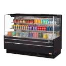 Turbo Air TOM-72L-UF-B-3S-N 70" 3-Level Open Air Cooler - Black, 220v