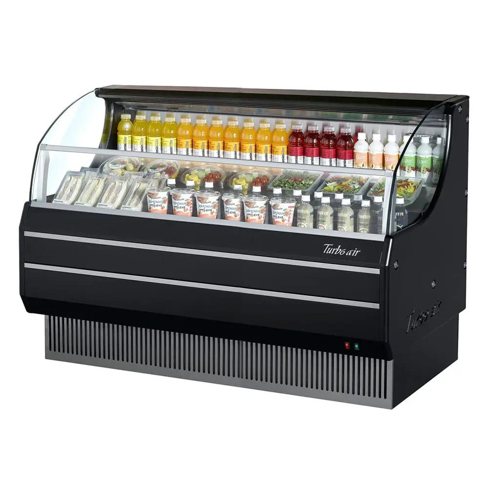 Turbo Air TOM-75SB-N 75" Horizontal Open Air Cooler - 115v, 13.5 cu. ft.