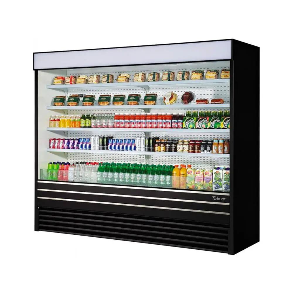 Turbo Air TOM-96EB-N 93" Vertical Open Air Curtain Merchandiser - 48.3 cu. ft., 220v