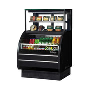 Turbo Air TOM-W-40SB-UF-N: 38" Horizontal Open Air Display Cooler (115V)
