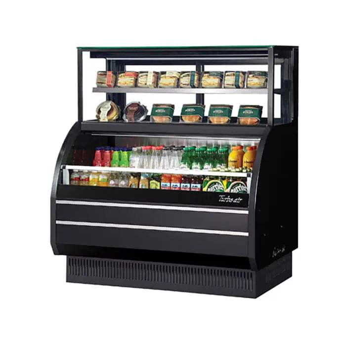 Turbo Air TOM-W-60SB-UF-N 62" Horizontal Open Air Cooler - 4 Levels, 115v