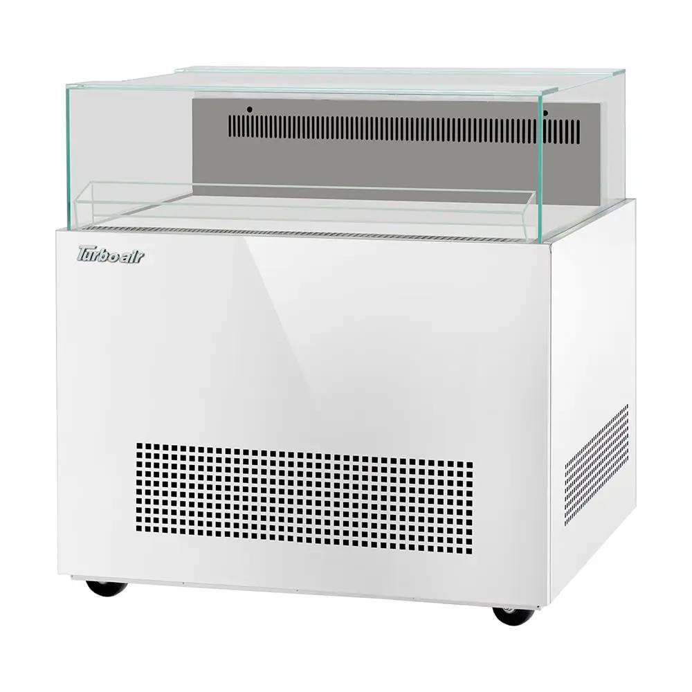 Turbo Air TOS-40NN-W 40" Horizontal Open Air Merchandiser - Ideal for Sandwiches, Cheese, and Grab-and-Go Items