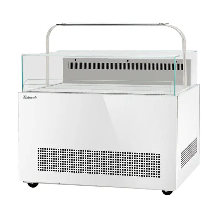 Turbo Air TOS-50NN-D-W 50" Horizontal Open Air Merchandiser - Ideal for Sandwiches & Cheese