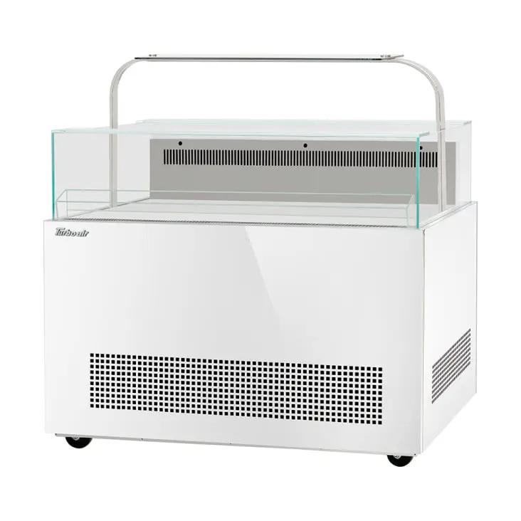 Turbo Air TOS-50NN-D-W 50" Horizontal Open Air Merchandiser - Ideal for Sandwiches & Cheese