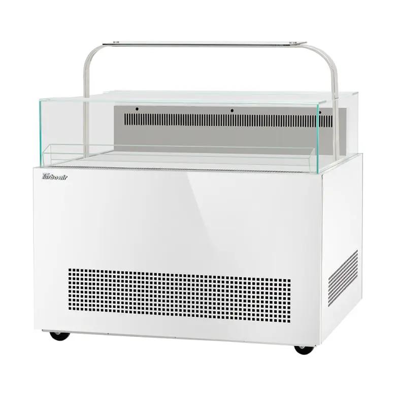 Turbo Air TOS-50NN-D-W 50" Horizontal Open Air Merchandiser - Ideal for Sandwiches & Cheese