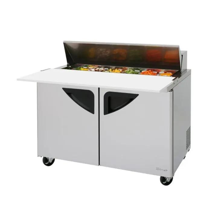 Turbo Air TST-48SD-12-N 48" Refrigerated Sandwich & Salad Prep Table - 115V