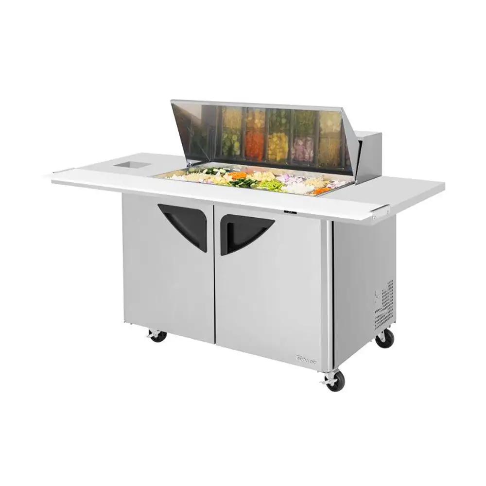 Turbo Air TST-48SD-18-E-SVC-N Mega Top Sandwich/Salad Prep Table - 72" Refrigerated Base