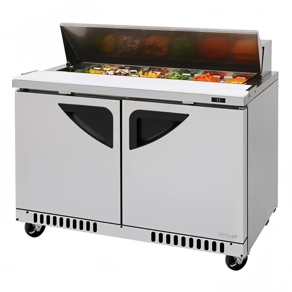 Turbo Air TST-48SD-FB-N: 48" Refrigerated Sandwich & Salad Prep Table