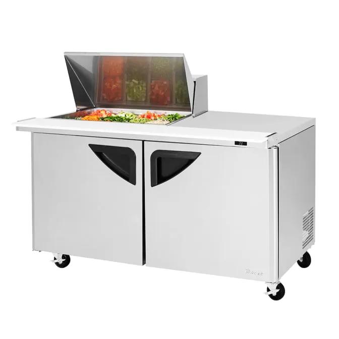 Turbo Air TST-60SD-12M-N 60 1/4" Mega Top Sandwich/Salad Prep Table - Refrigerated Base