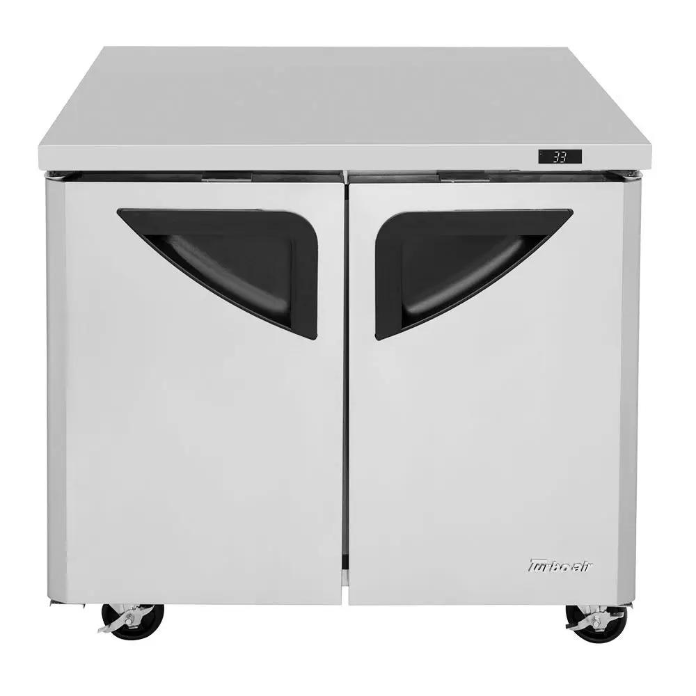 Turbo Air TUF-36SD-N: 36" Undercounter Freezer - 2 Sections, 2 Doors, 115V