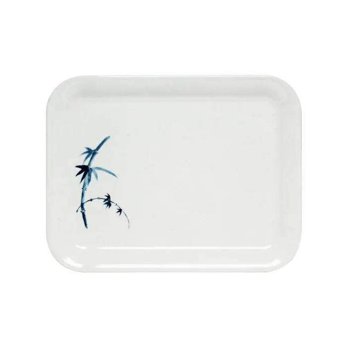 Thunder Group 0901BB, 13 1/8" X 10 1/4" TRAY (S), BLUE BAMBOO, BLUE BAMBOO, Melamine, NSF, Case Pack of 12