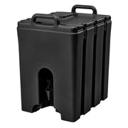 Cambro 1000LCD110 Camtainer 11 3/4 gal. Insulated Beverage Dispenser, 214 Servings - Black