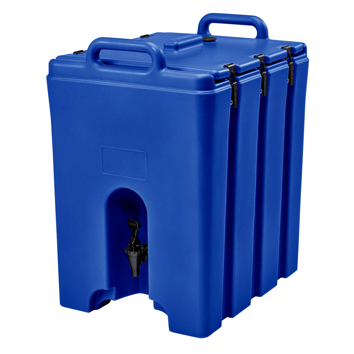 Cambro 1000LCD186 Camtainer 11 3/4 gal. Insulated Beverage Dispenser, 214 Servings - Navy Blue