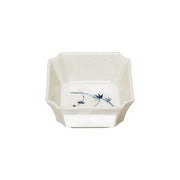Thunder Group 1002BB, 4 OZ, 3 1/8" SQUARE BOWL, BLUE BAMBOO, Melamine, NSF, Case Pack of 12
