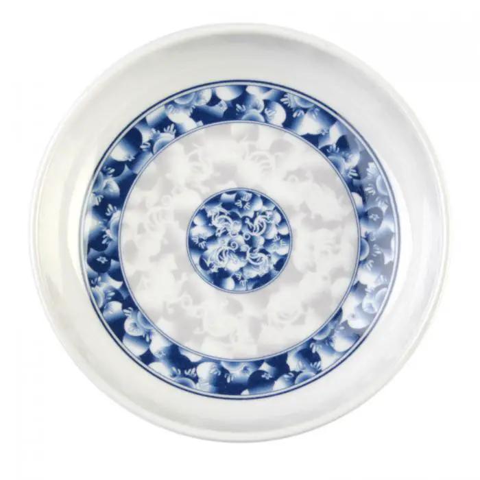 Thunder Group 1003DL, 3 OZ, 3 7/8" SAUCE DISH, BLUE DRAGON, Melamine, NSF, Case Pack of 48