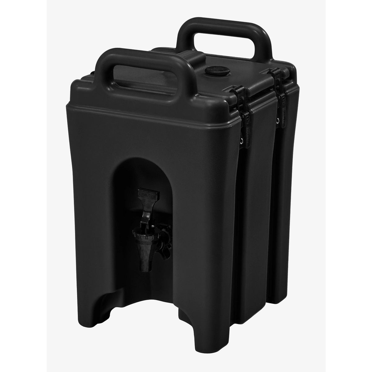 Cambro 100LCD110 Camtainer 1 1/2 gal. Insulated Beverage Dispenser, 27 Servings - Black