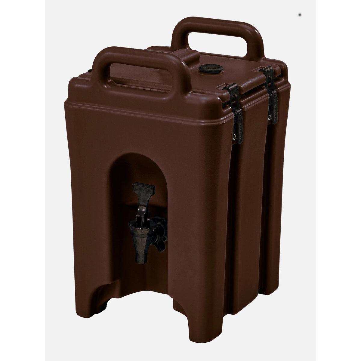 Cambro 100LCD131 Camtainer 1 1/2 gal. Insulated Beverage Dispenser, 27 Servings - Dark Brown