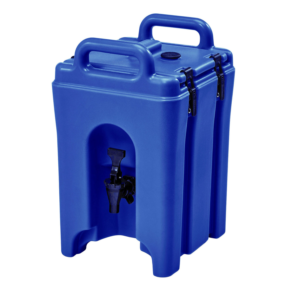 Cambro 100LCD186 Camtainer 1 1/2 gal. Insulated Beverage Dispenser, 27 Servings - Navy Blue