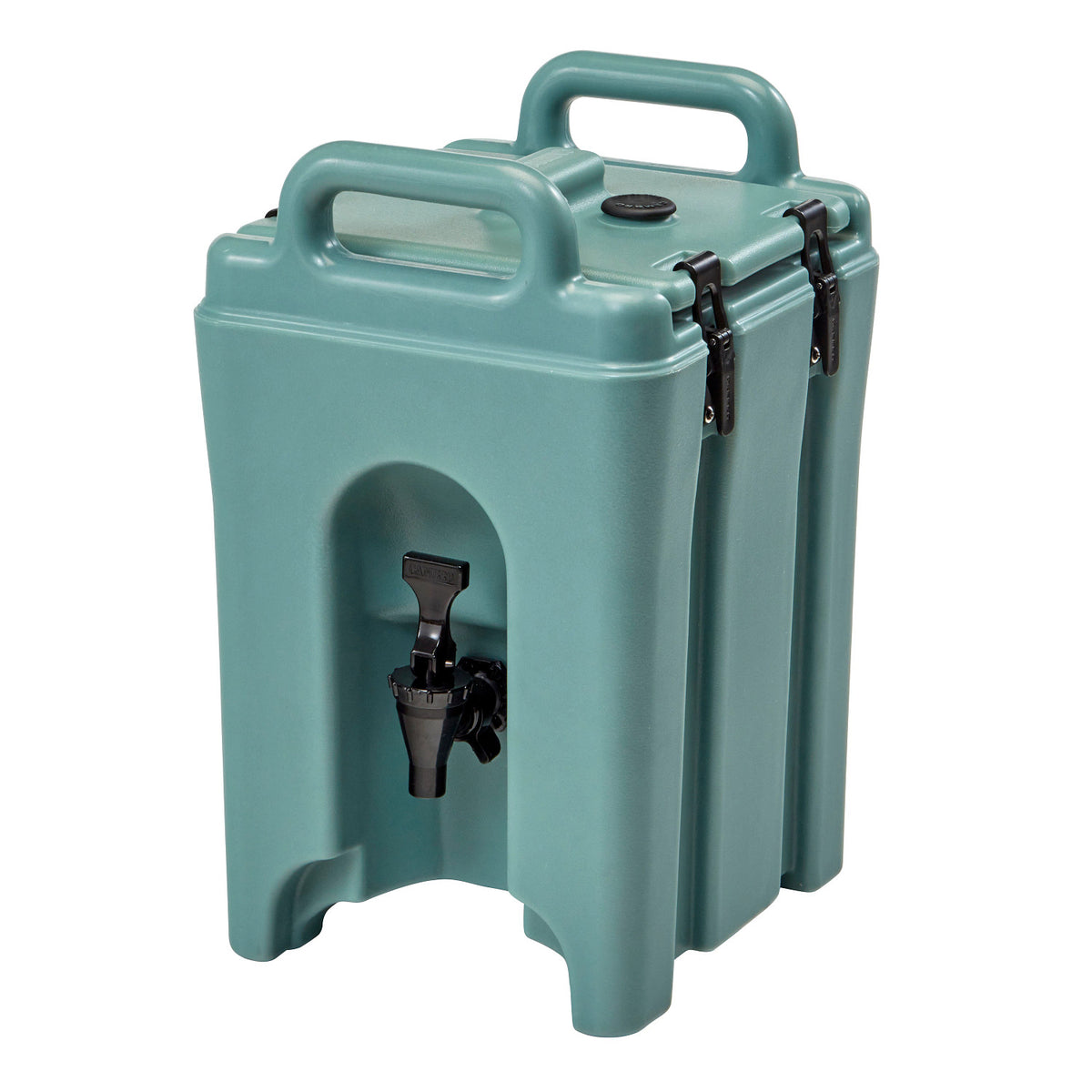Cambro 100LCD401 Camtainer 1 1/2 gal. Insulated Beverage Dispenser, 27 Servings - Slate Blue