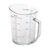 Cambro 100MCCW135 Camwear Polycarbonate Measuring Cup, 1 Quart - Clear