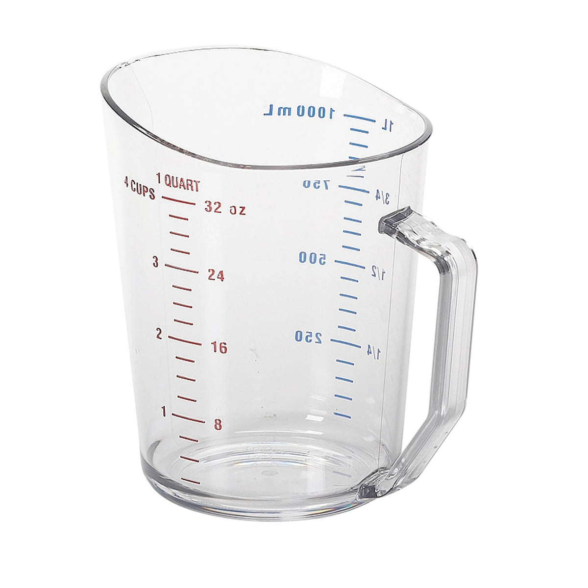 Cambro 100MCCW135 Camwear Polycarbonate Measuring Cup, 1 Quart - Clear