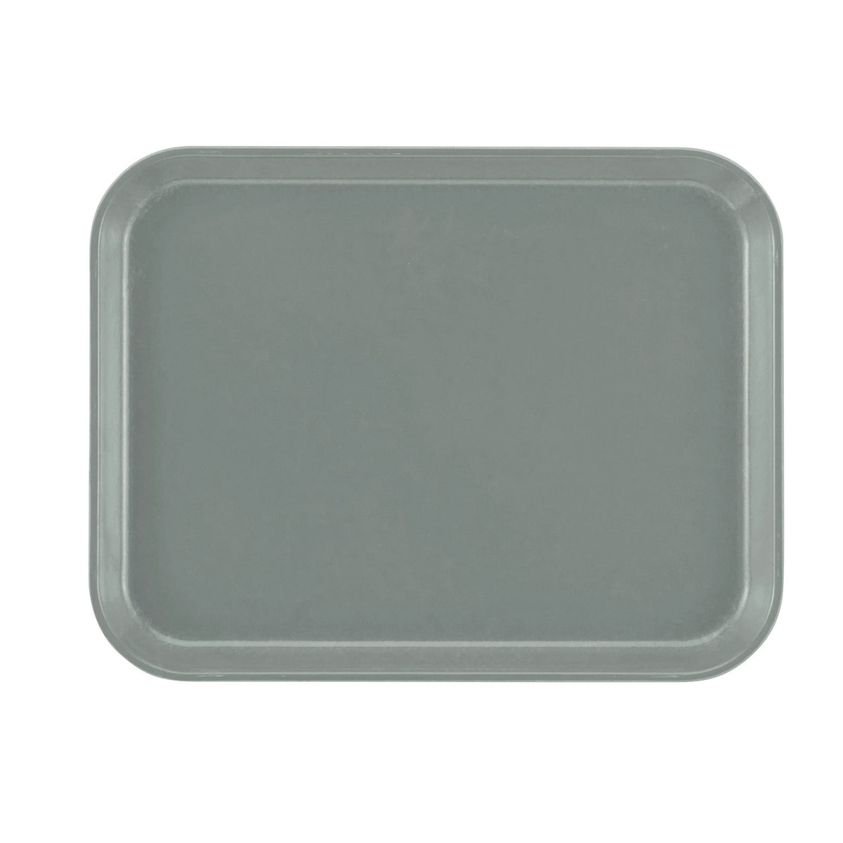 Cambro 1014107 Rectangular Camtray Fiberglass Tray, 10 5/8" x 13 3/4" - Pearl Gray