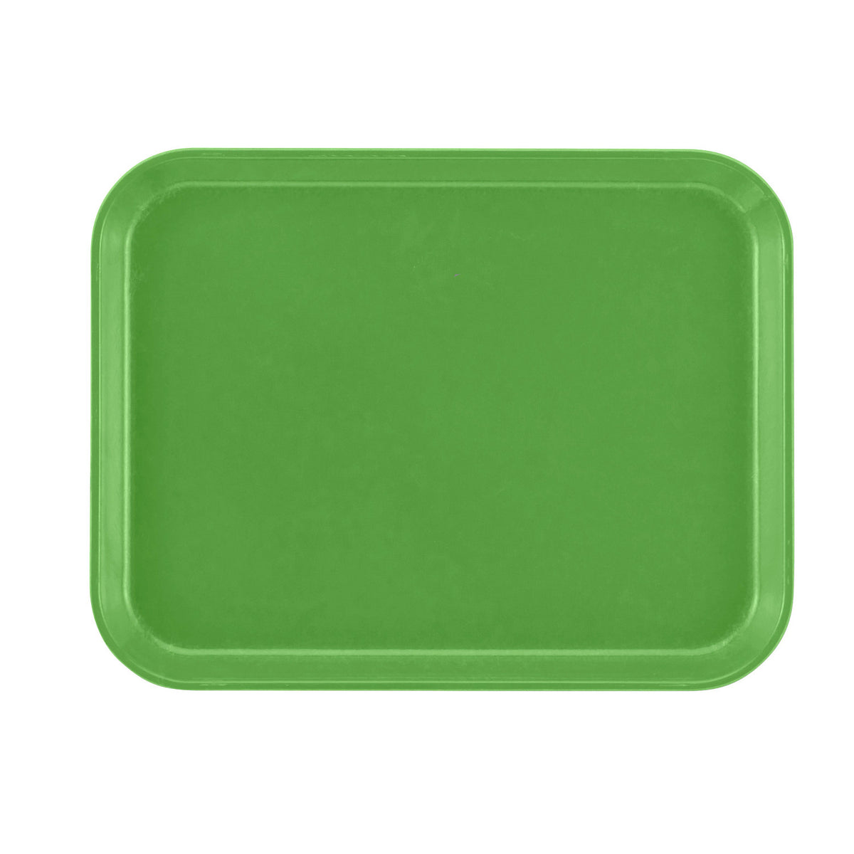 Cambro 1014113 Rectangular Camtray Fiberglass Tray, 10 5/8" x 13 3/4" - Lime-ade