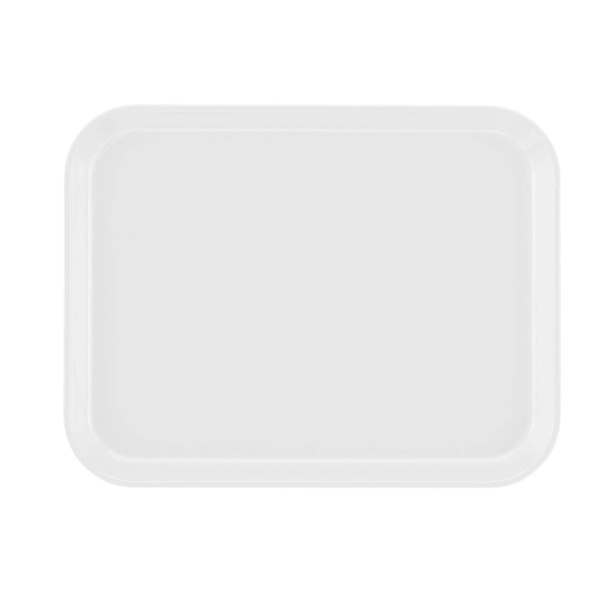 Cambro 1014148 Rectangular Camtray Fiberglass Tray, 10 5/8" x 13 3/4" - White