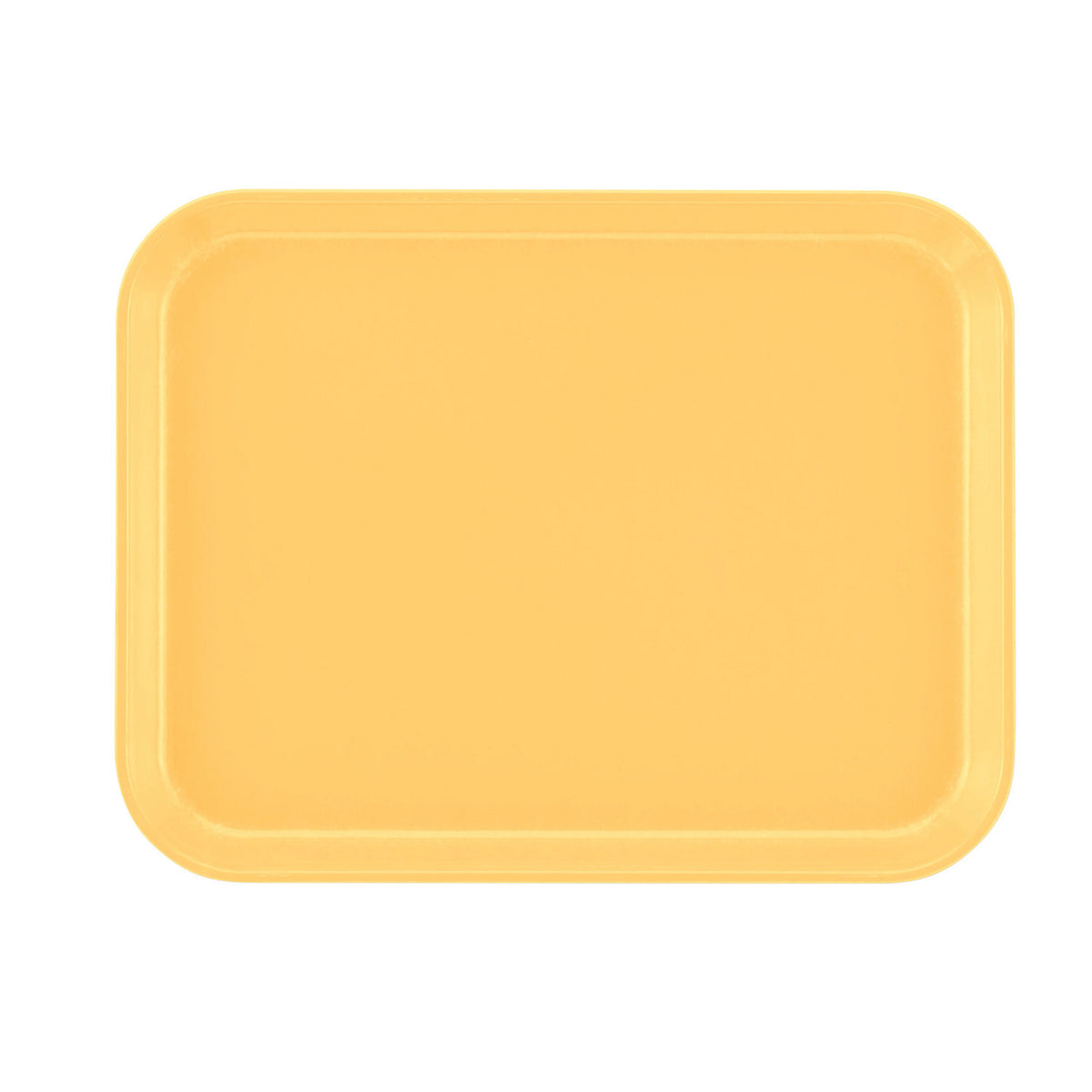Cambro 1014171 Rectangular Camtray Fiberglass Tray, 10 5/8" x 13 3/4" - Tuscan Gold