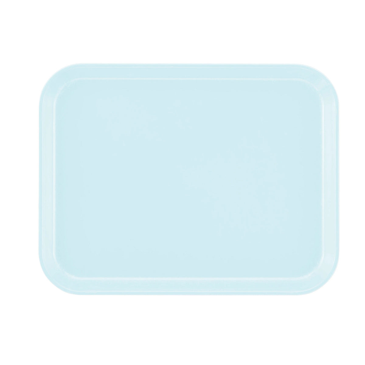 Cambro 1014177 Rectangular Camtray Fiberglass Tray, 10 5/8" x 13 3/4" - Sky Blue