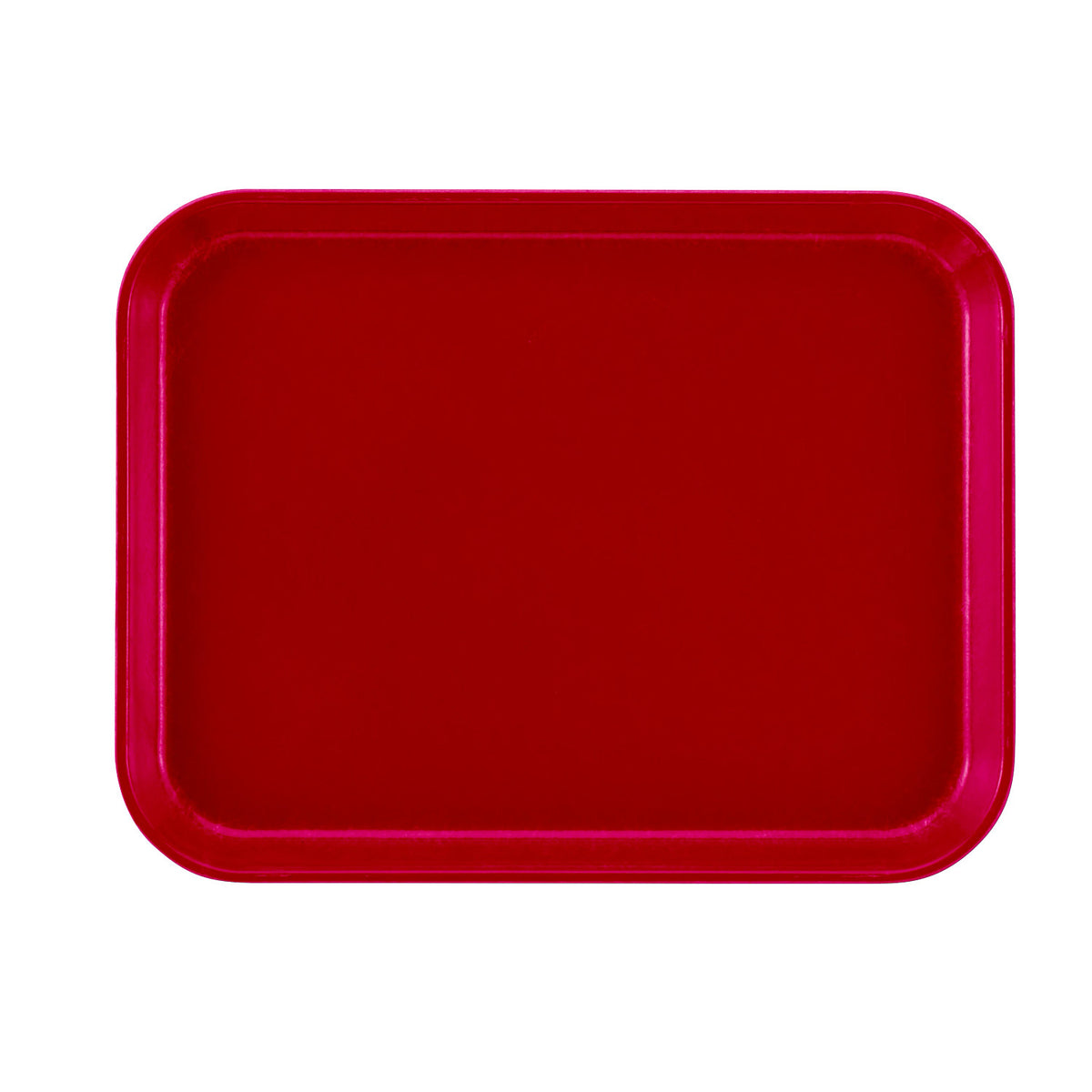 Cambro 1014221 Rectangular Camtray Fiberglass Tray, 10 5/8" x 13 3/4" - Ever Red