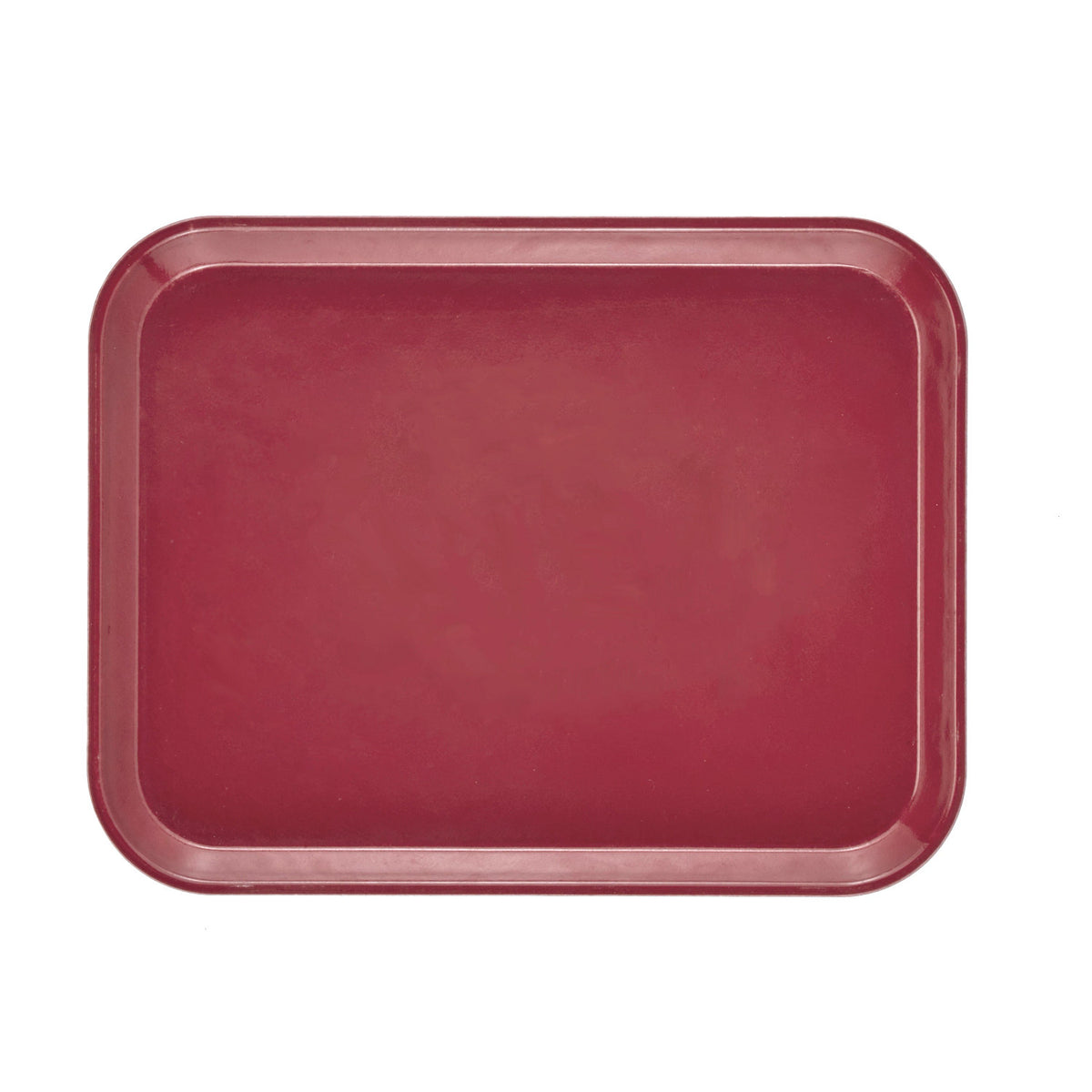 Cambro 1014410 Rectangular Camtray Fiberglass Tray, 10 5/8" x 13 3/4" - Raspberry Cream